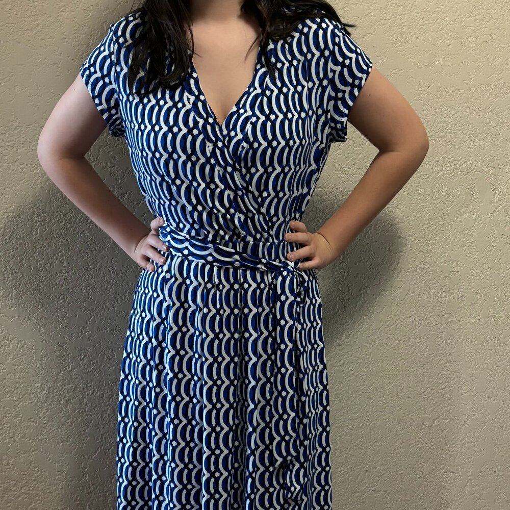 Liz Claiborne Faux Wrap Dress Size L